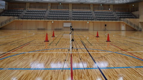 体育館の音響測定